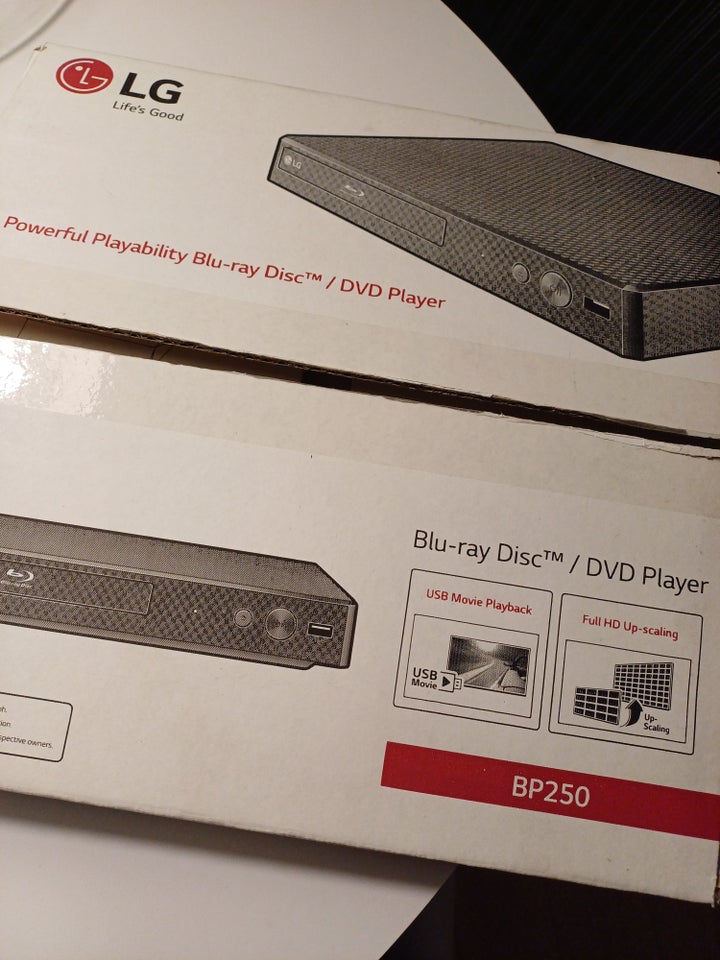 Blu-ray afspiller, LG, BP 250