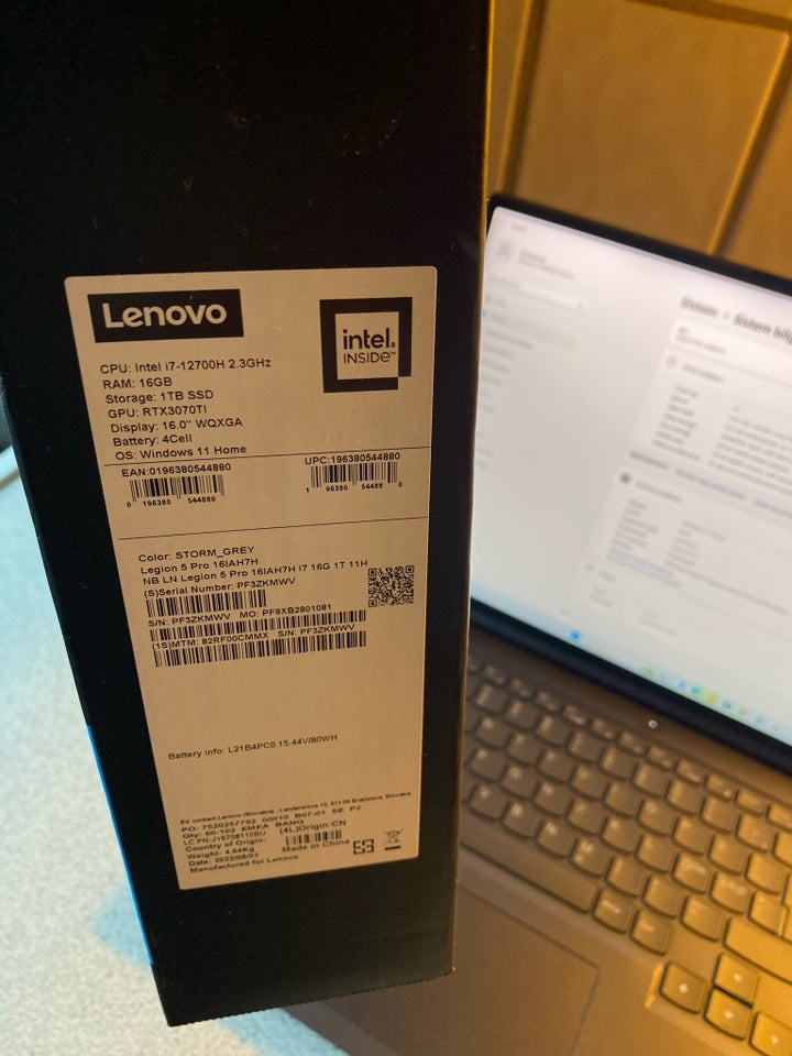 Lenovo Lenovo legion 5 Pro Perfekt