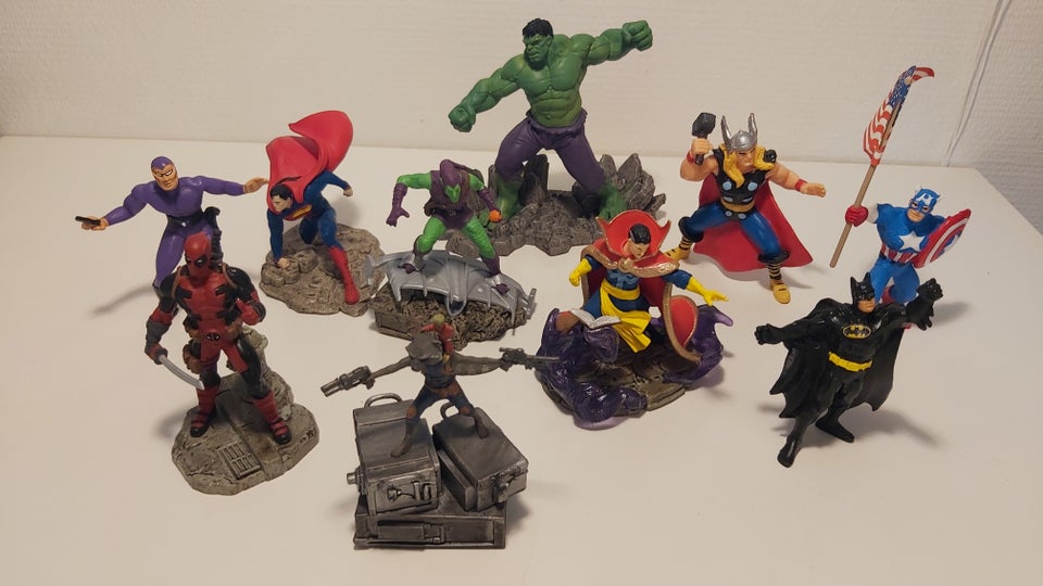 Samlefigurer, Marvel ,Dc figurer