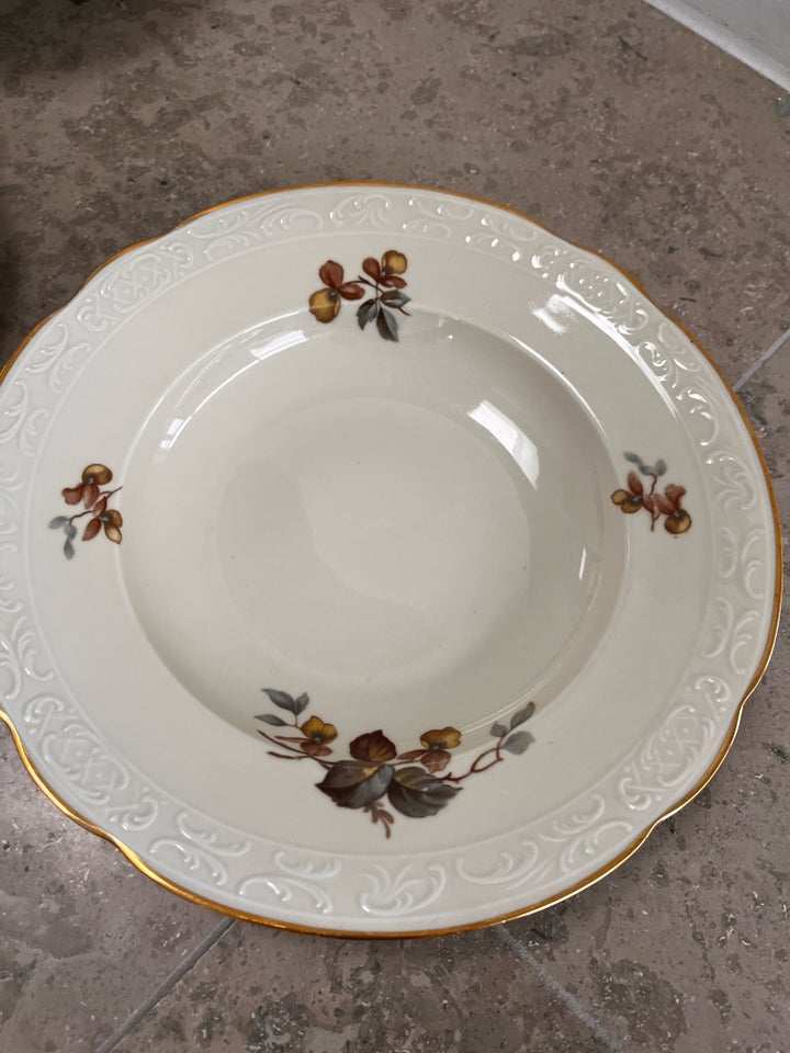 Porcelæn Dyb tallerken