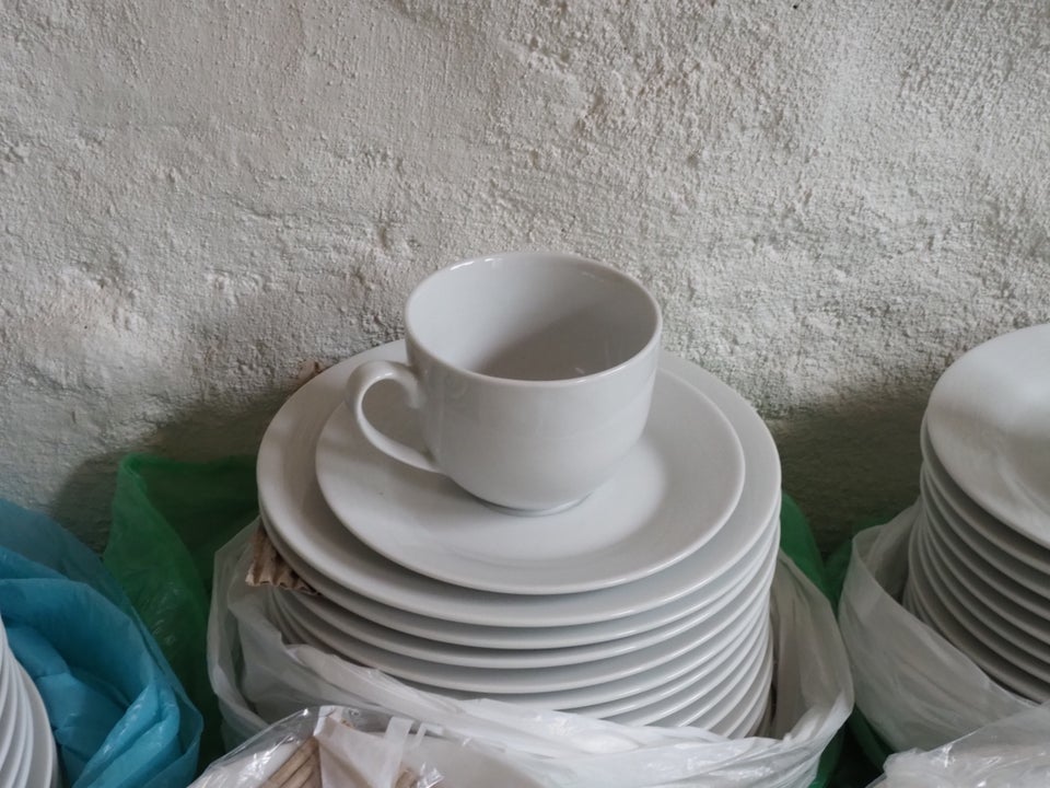 Porcelæn Kaffestel tallerkner