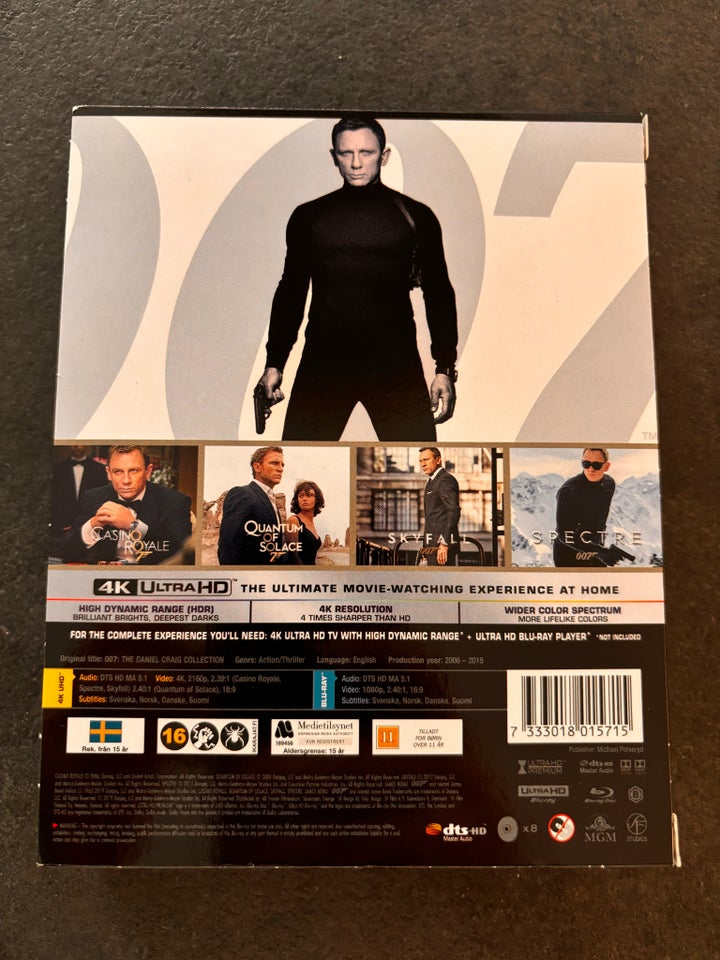 The daniel craig collection UHD 4K