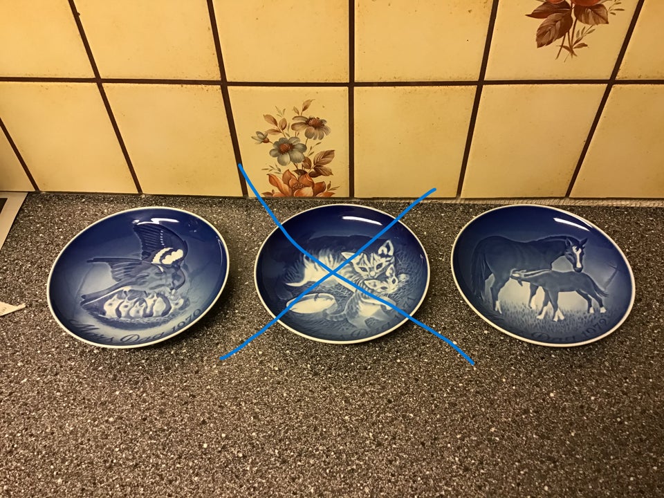 Porcelæn Små Retro Morsdag Platter