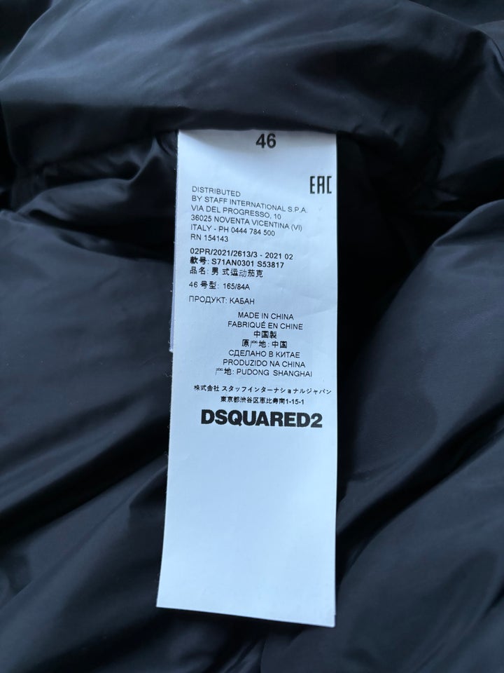 Dynejakke, str. 46, DSQUARED2