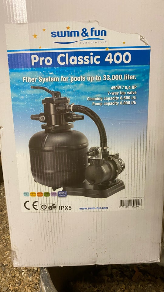 Sandfilter system Swim and Fun