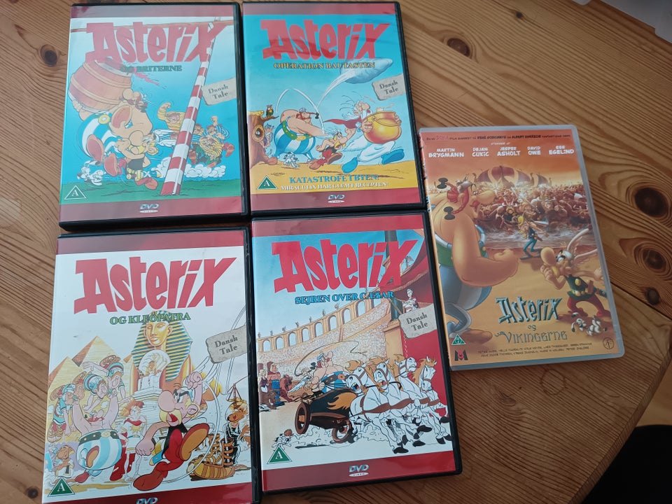 Asterix, DVD, tegnefilm