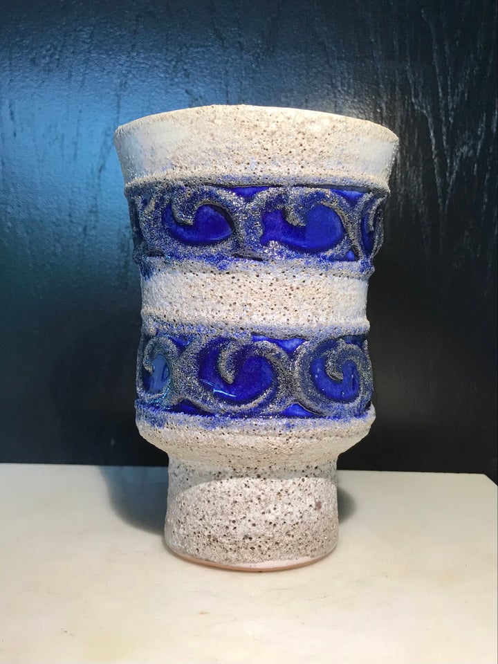 Vase, Retro keramikvase, Strehla