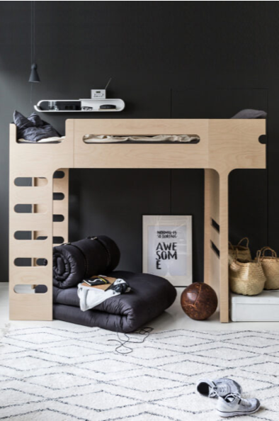 RAFA Kids F Bunk Bed, Farve...