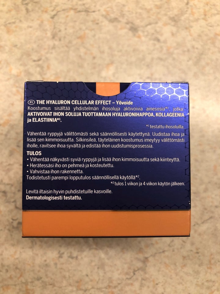 Ansigtspleje, Hyaluron cellular