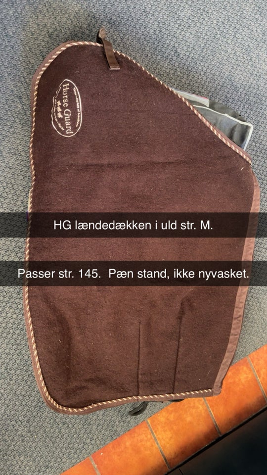 Dækken, Lændedækken