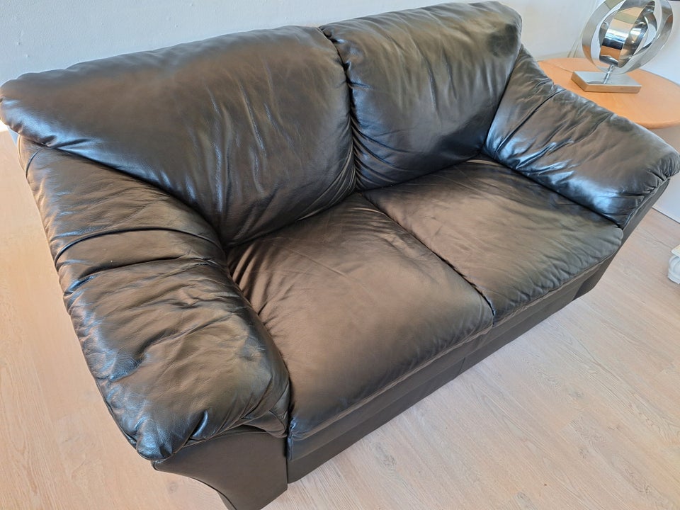 Sofa, læder, 2 pers.