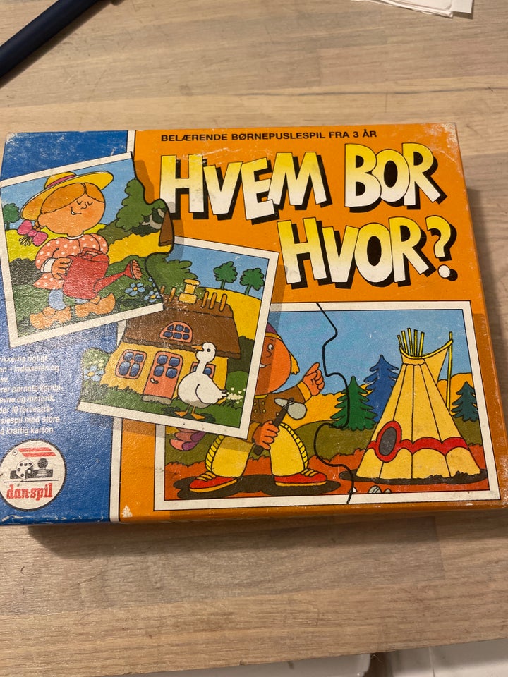 Hvem bor hvor Gætte spil andet