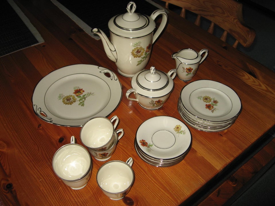 Porcelæn kaffestel Capri