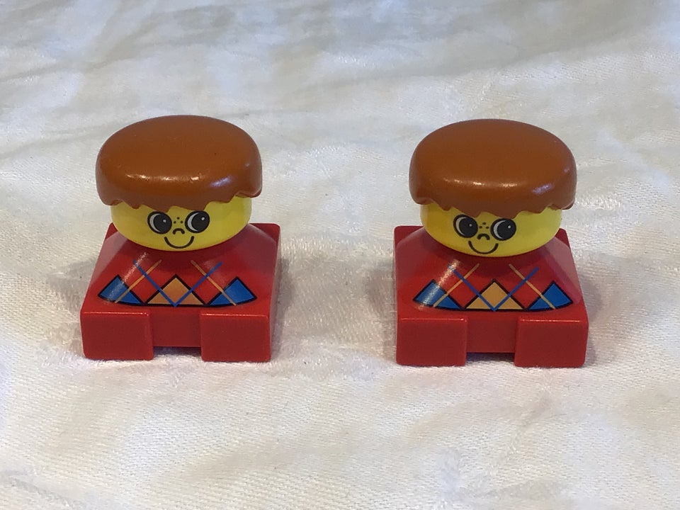 Lego Duplo 2 figurer med mønstret