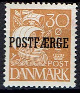 Danmark, postfrisk, postfærge