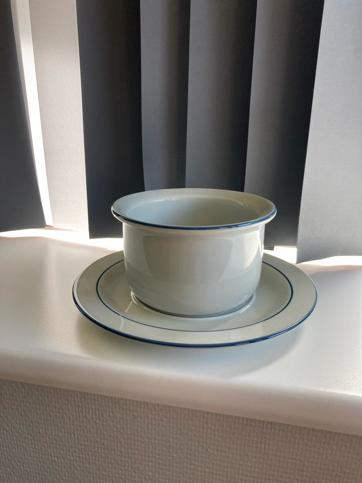 Porcelæn Kaffestel Blå Anette