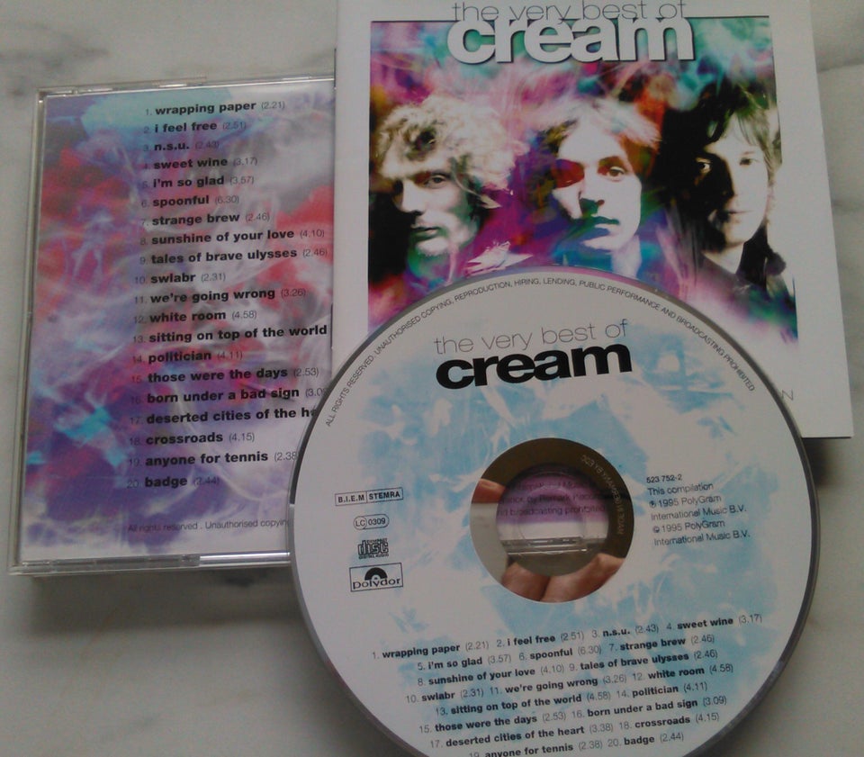 Cream: The Very Best Of Cream, rock