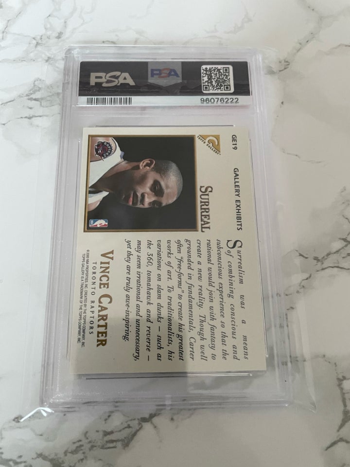 Samlekort, 1999 Vince Carter Psa 9