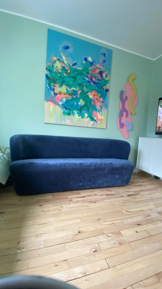 Sofa velour 3 pers