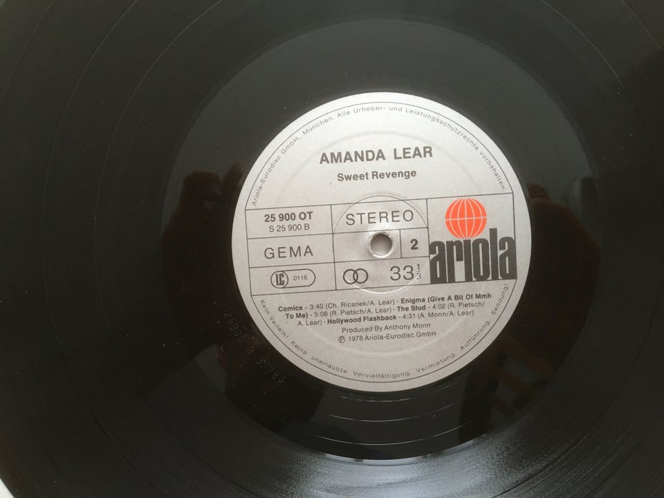 LP, Amanda Lear, Sweet Revenge