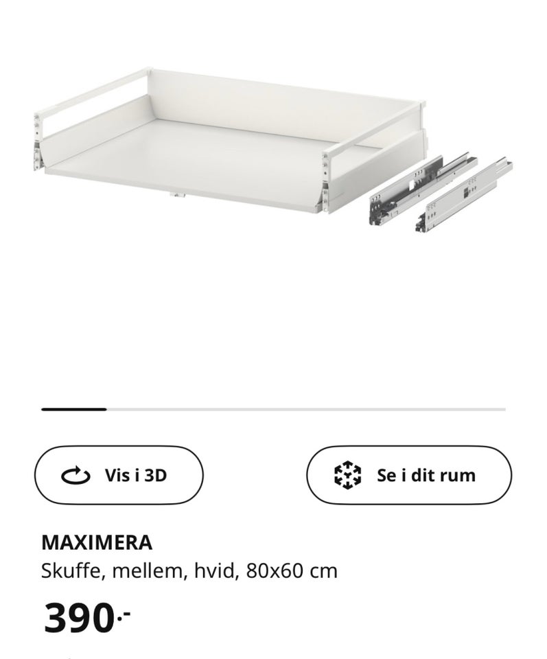 Skuffeskab Ikea Maximera