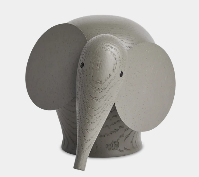 Nunu Elefant Taupe - Medium, Woud