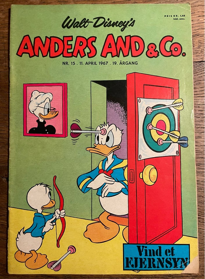 Anders And 1967 nr. 15 inkl.