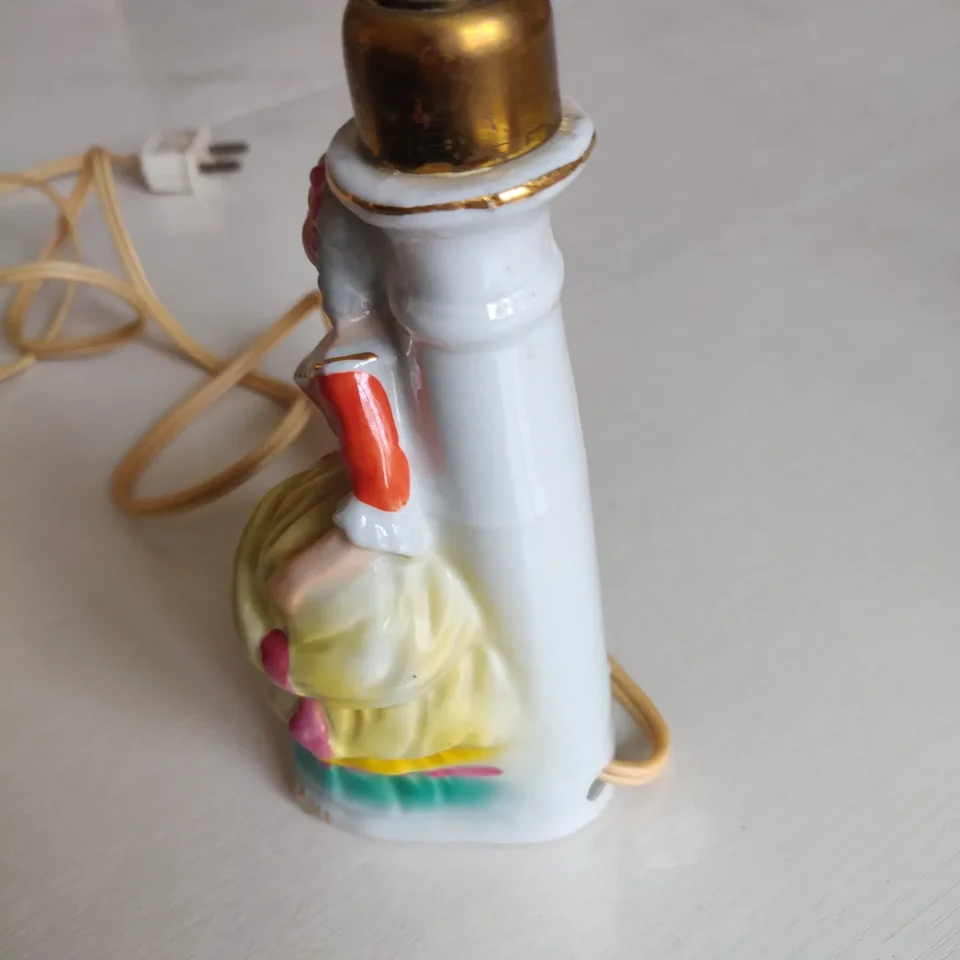 Tysk porcelæn lampe fra 1930'erne