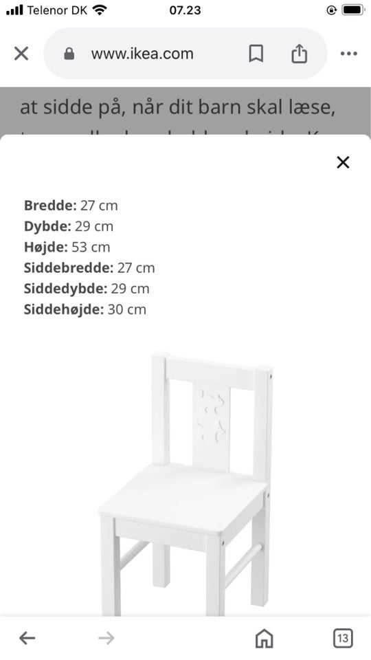 Stol, Ikea