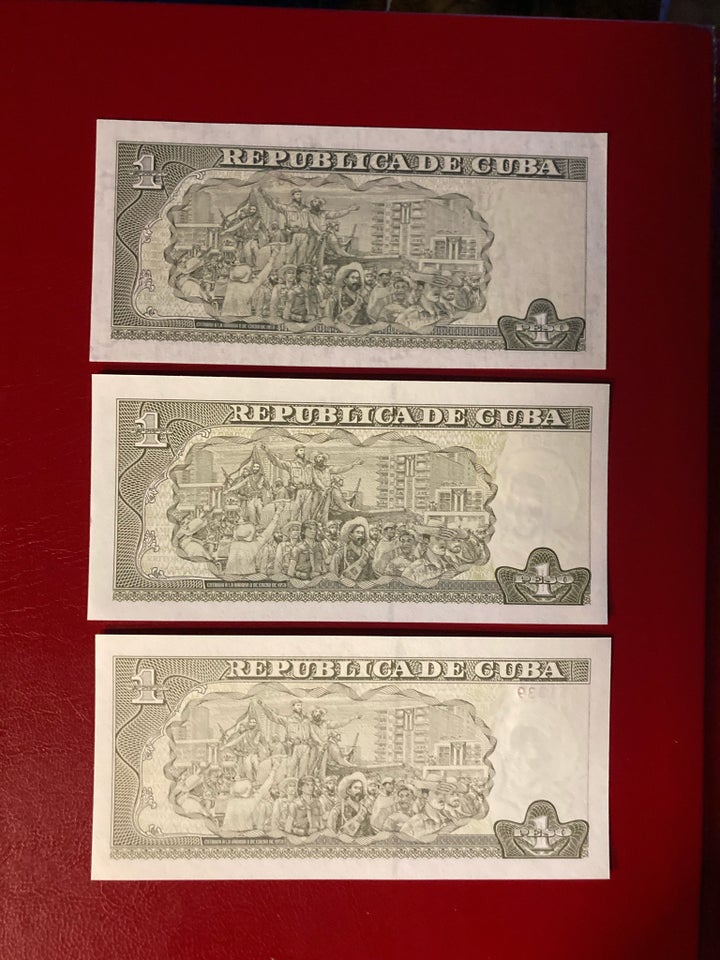 Amerika, sedler, Cuba 1 Pesos