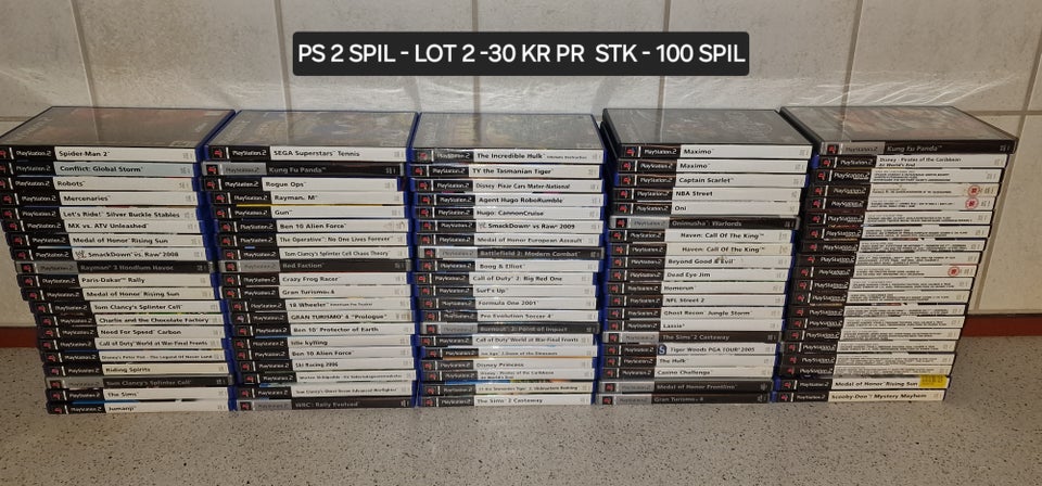 Ps2 spil Blandet LOT 2, PS2