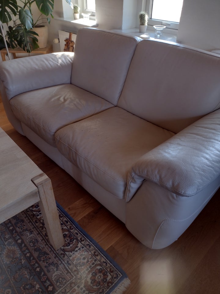 Sofa læder 2 pers