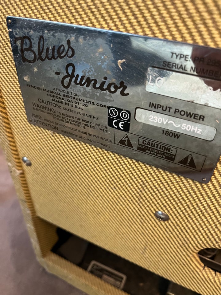 Guitarcombo, Fender Blues Junior,