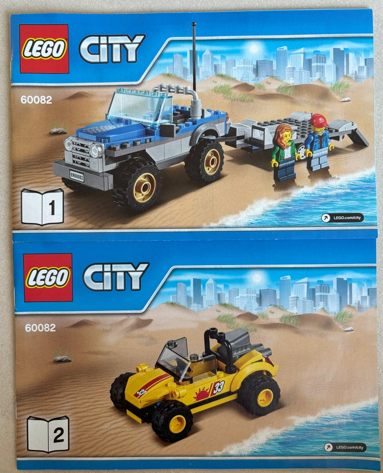 Lego City 60082 Bil og trailer med