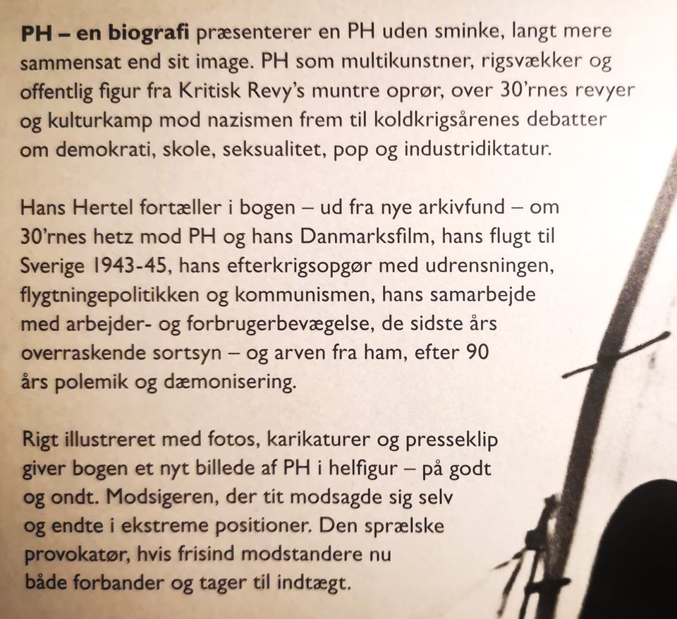 PH – en biografi, Hans Hertel,