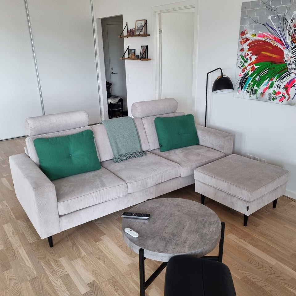 Sofa fløjl 3 pers