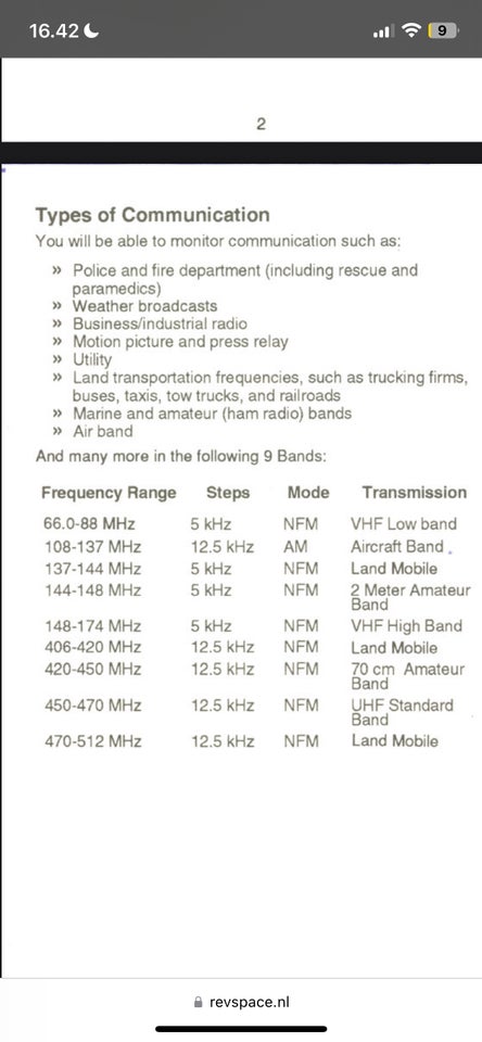 Anden radio, Uniden Bearcat