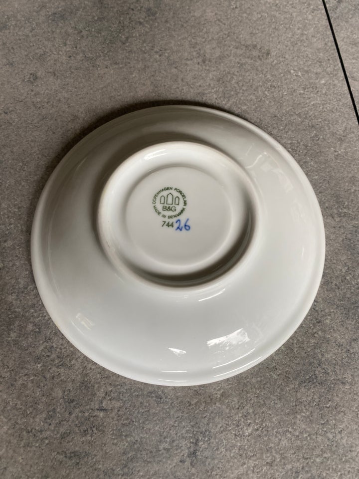 Porcelæn Underkop nr 744