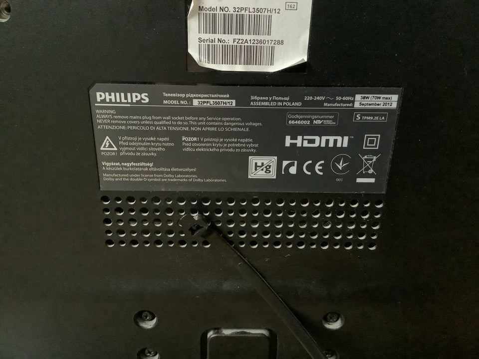 LED, Philips, 32PFL3507H/12