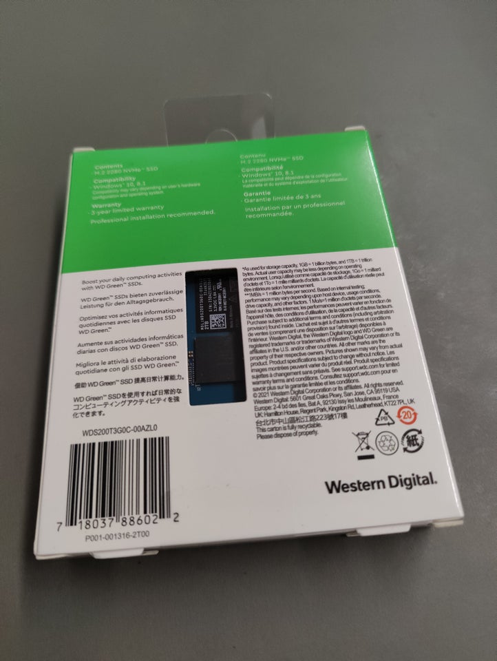 Andet, WD Green 2 TB