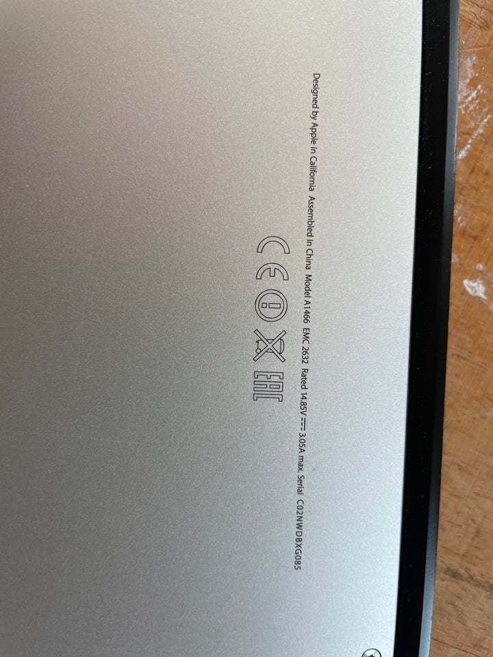 MacBook Air, Model A1466, 1,4 GHz