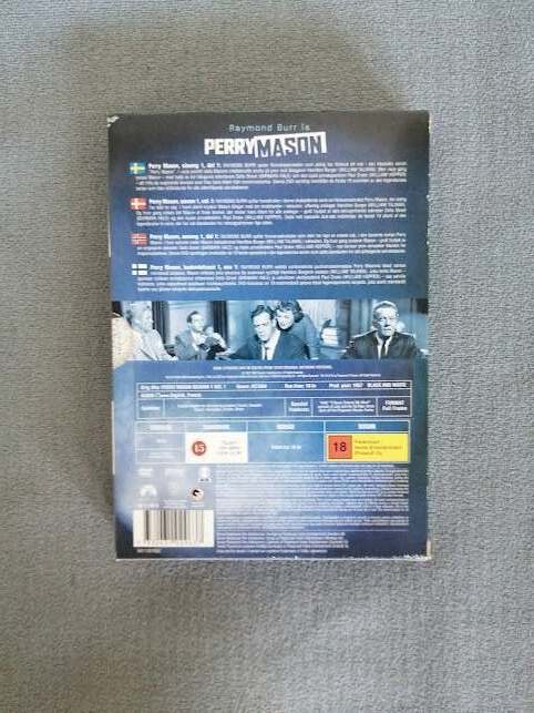 Perry Mason Sæson 1, DVD, TV-serier