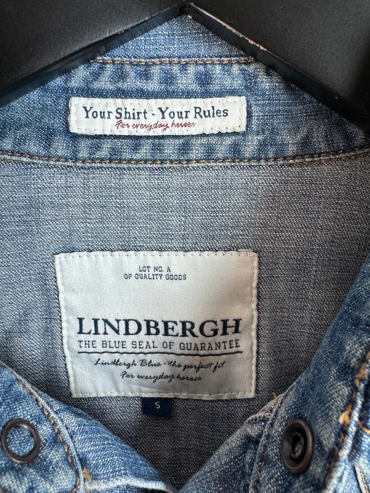 Skjorte, Lindbergh denim skjorte ,