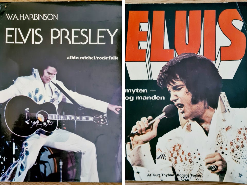 2stk Elvis Presley Bøger, Kurt