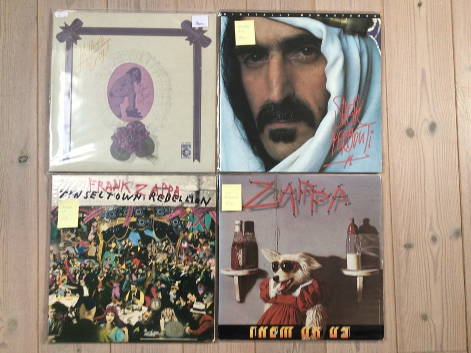 LP, Frank Zappa, Forskellige