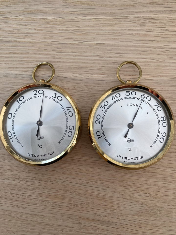 Hygrometer og termometer, Ukendt