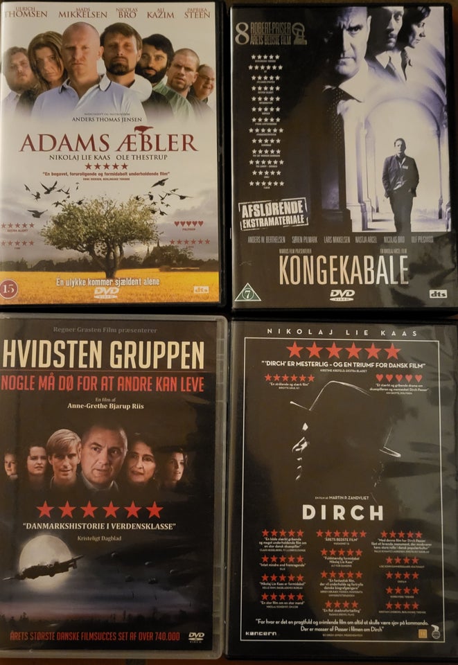 4 forskellige, DVD, komedie