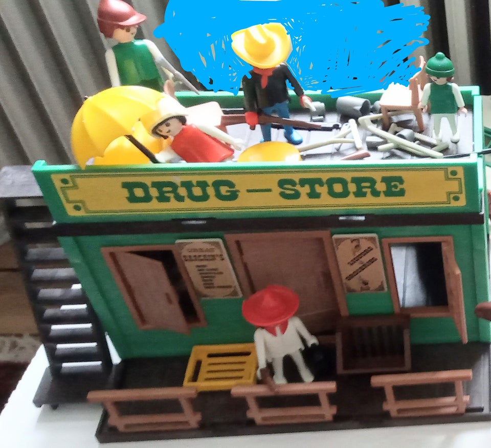 Playmobil, Drug - Store vintage ,