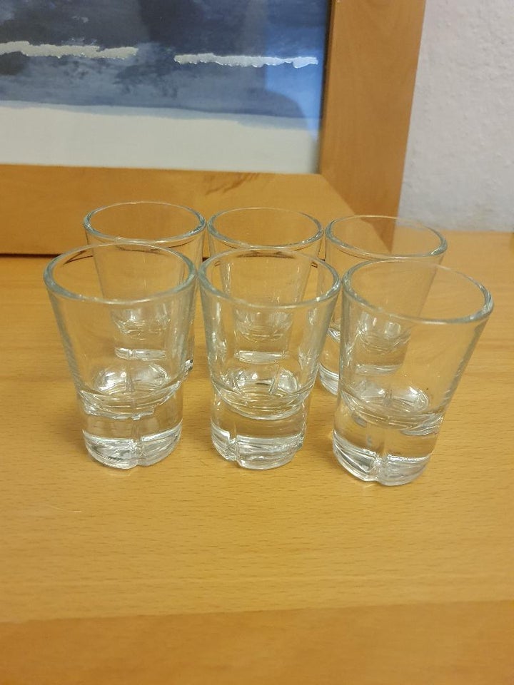 Glas 6 shotglas Rosendal