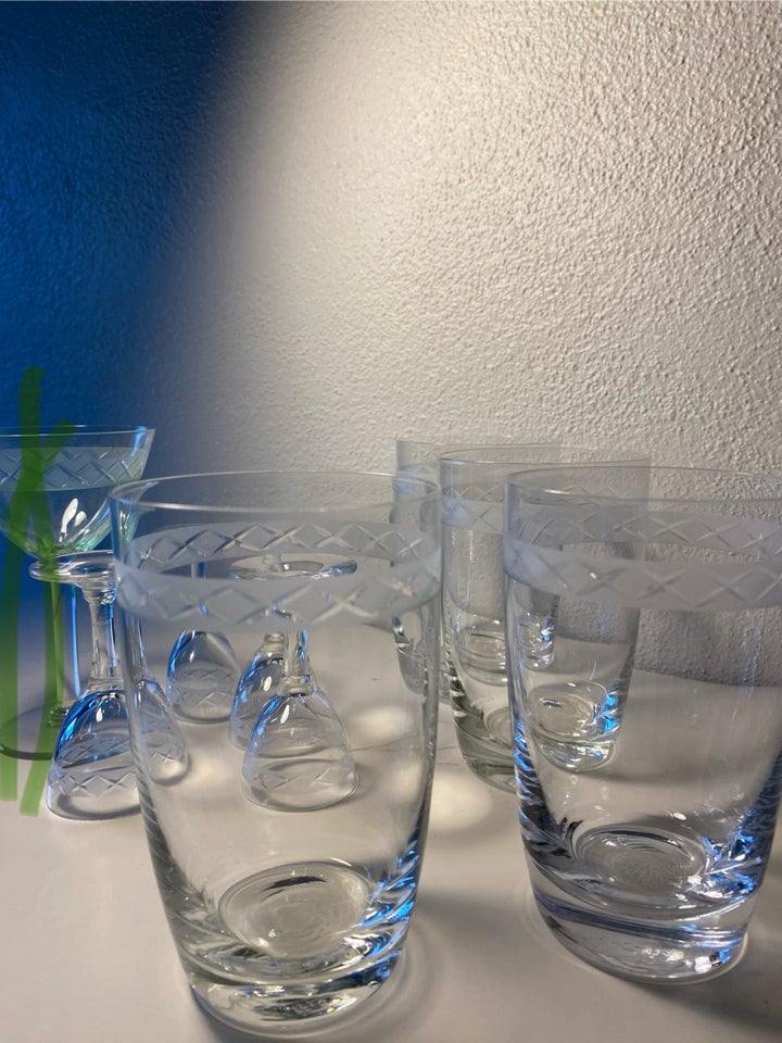 Glas Ejby Holmegaard 4 øl/vand